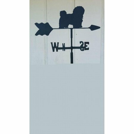 THE LAZY SCROLL Havanese Garden Mount Weathervane TH331098